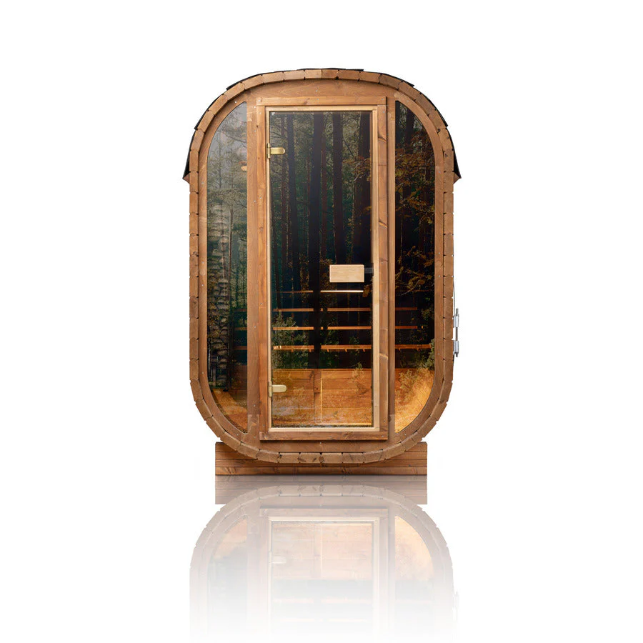 Orivon Auris One outdoor cedar sauna