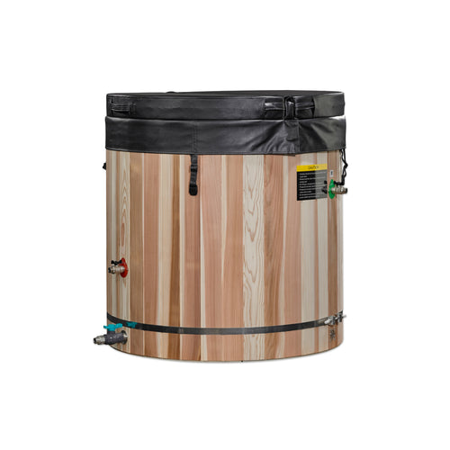Dynamic Cold Therapy Barrel Cold Plunge Tub, Stainless Steel Interior (DCT-B-042-SSPC-34) - photo 1