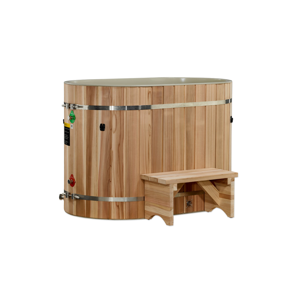 Dynamic Cold Therapy Oval Barrel Cold Plunge Tub (DCT-BO-50-PLPC-34) - photo 2