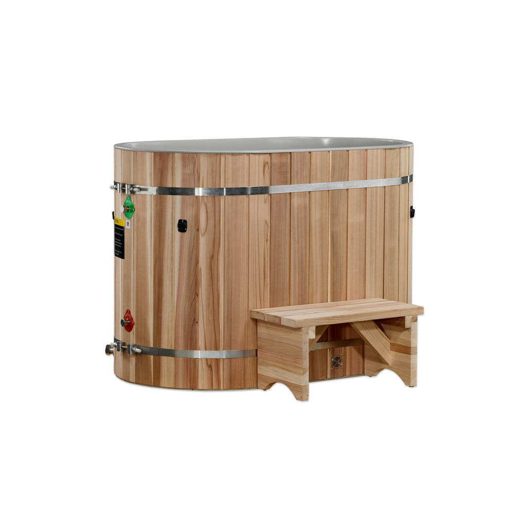 Dynamic Cold Therapy Oval Barrel Cold Plunge Tub (DCT-BO-50-PLPC-34) - photo 3