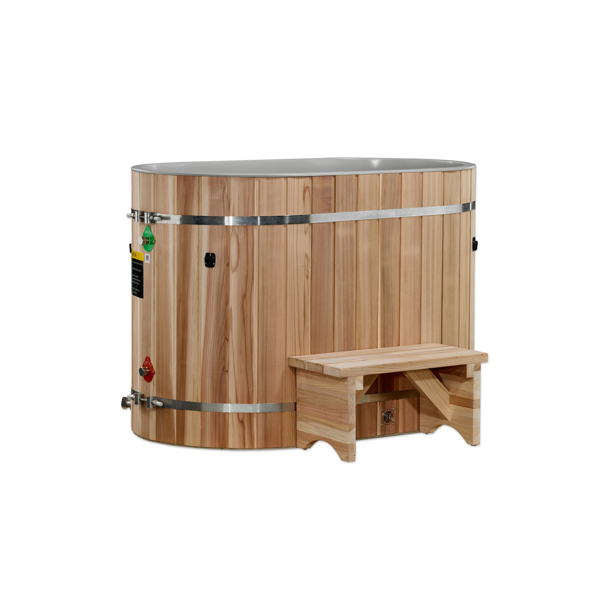 Dynamic Cold Therapy Oval Barrel Cold Plunge Tub (DCT-BO-50-PLPC-34) - photo 3
