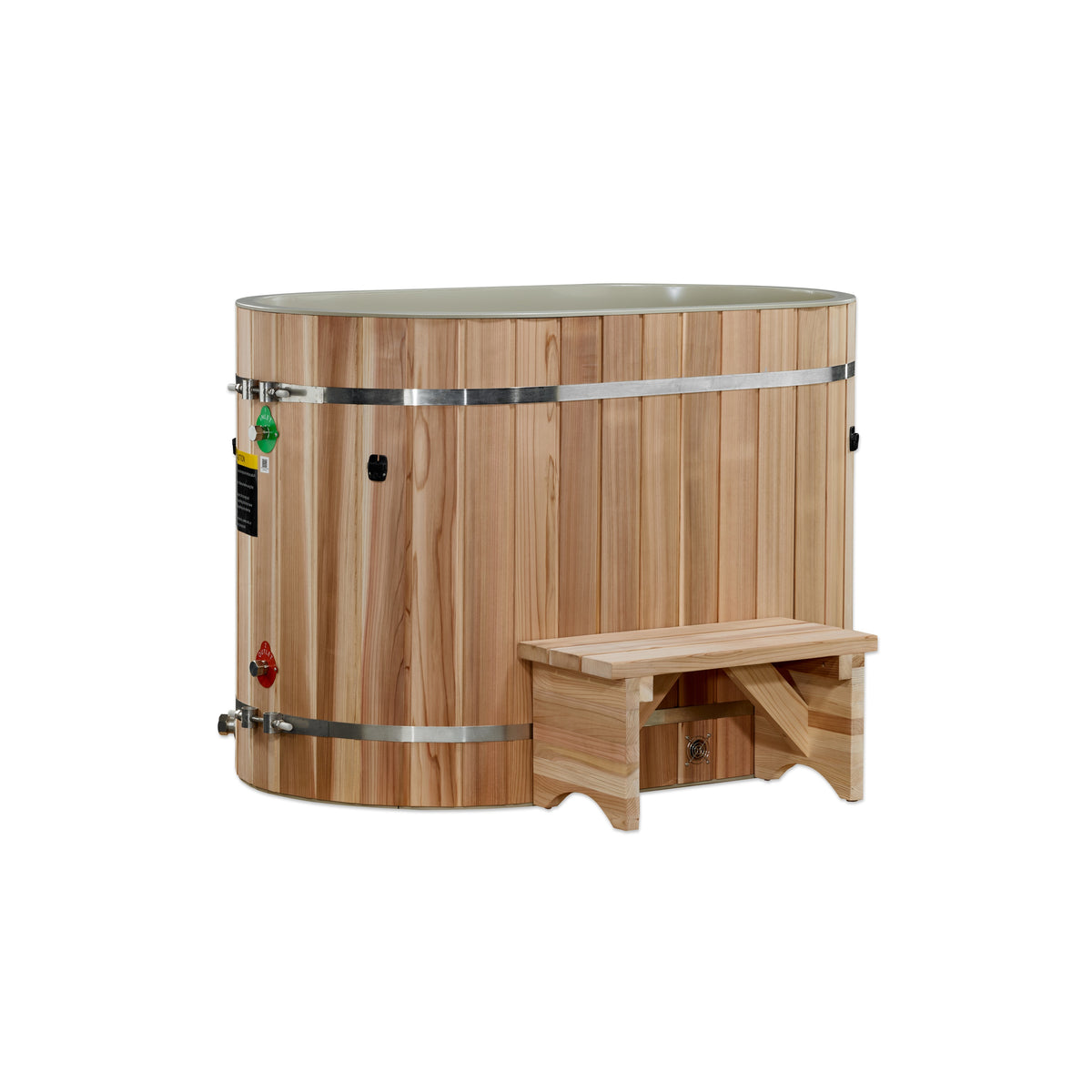 Dynamic Cold Therapy Oval Barrel Cold Plunge Tub (DCT-BO-50-PLPC-34) - photo 4