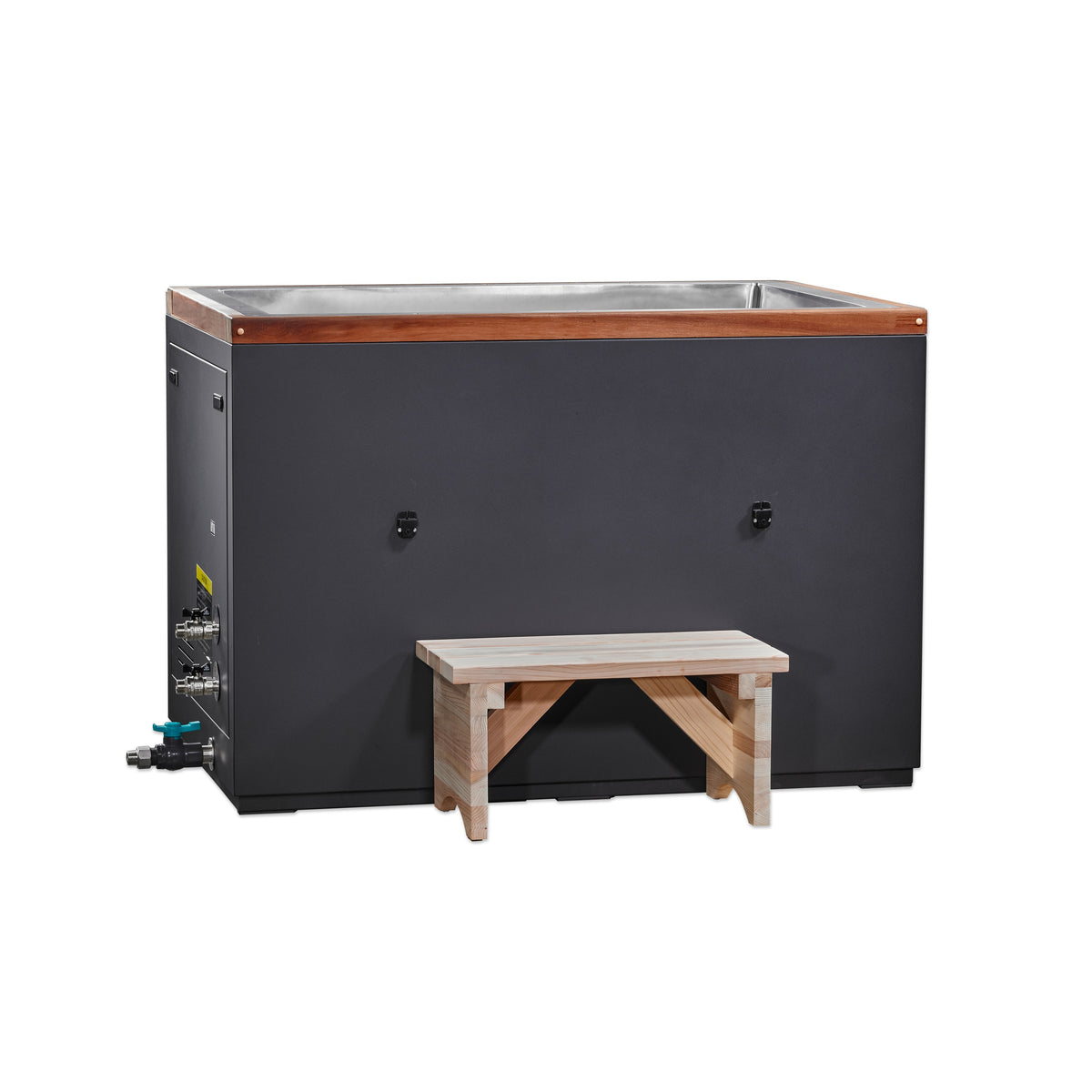 Dynamic Cold Therapy CUBOID Cold Plunge Tub - 304 Nano-Coated Stainless Steel (DCT-S-050-NS-34)