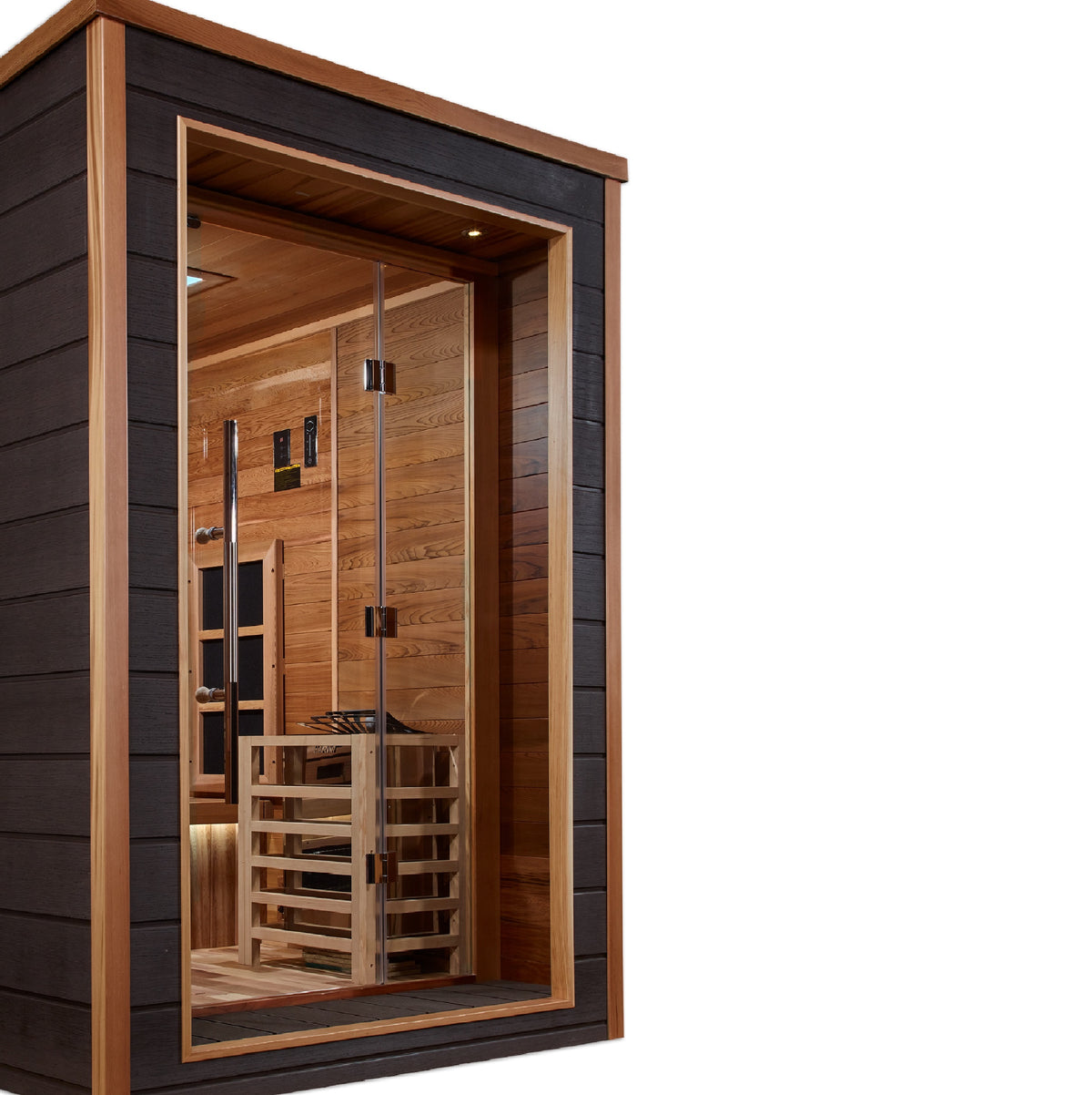 Golden Designs Karlstad 6-Person Hybrid Outdoor Sauna, Espresso (GDI-8226-01) - photo 4