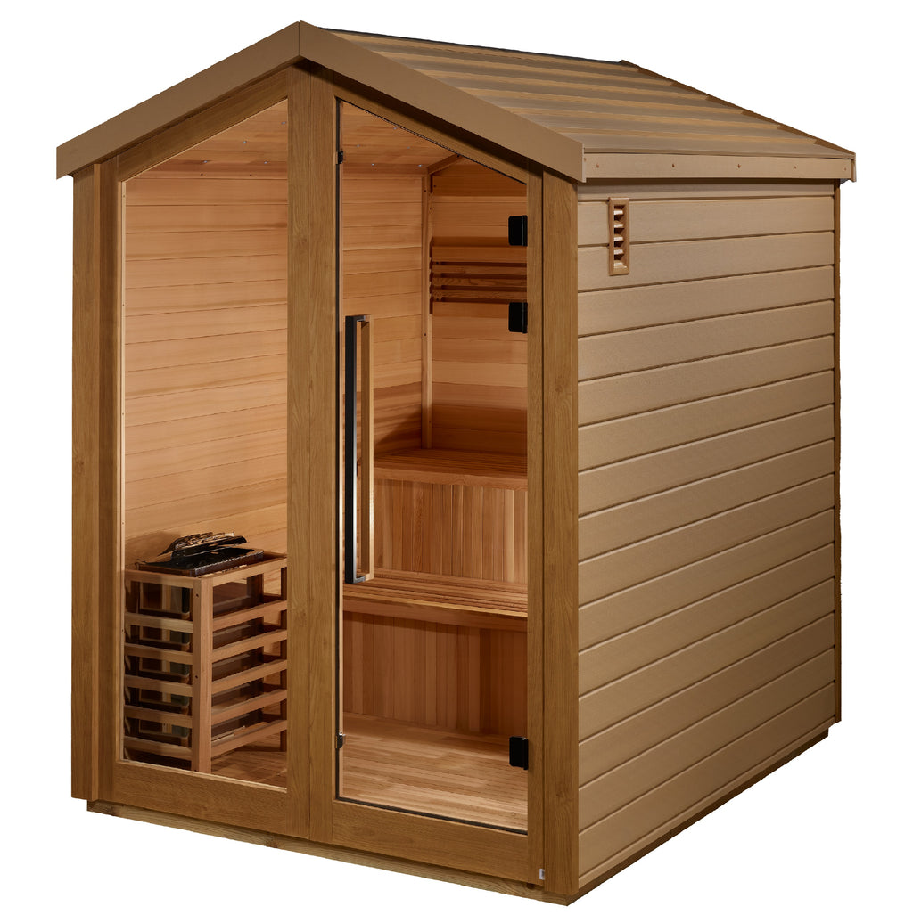 Golden Designs Kaarina 6-Person Traditional Outdoor Sauna (GDI-8506-01) - photo 4