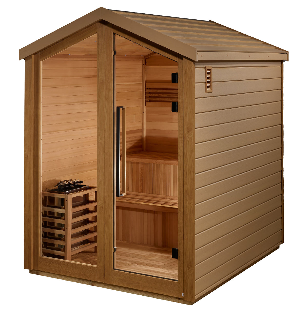 Golden Designs Kaarina 6-Person Traditional Outdoor Sauna (GDI-8506-01) - photo 4