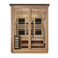Golden Designs Loviisa 3-Person Hybrid Outdoor Sauna, Pacific Cedar Finish (GDI-8523-02) - photo 1