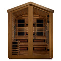 Golden Designs Kaskinen Hybrid Outdoor Sauna - Canadian Red Cedar Interior (GDI-8526-01)