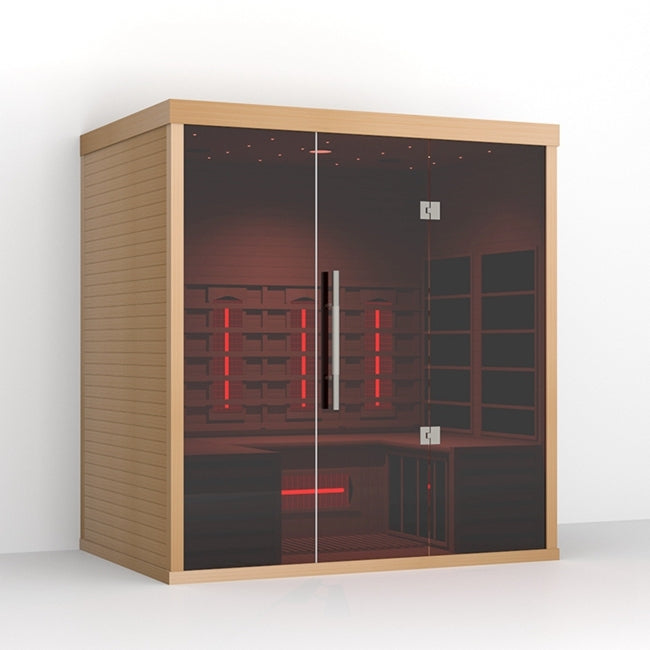 Orivon Lumin Three infrared sauna interior