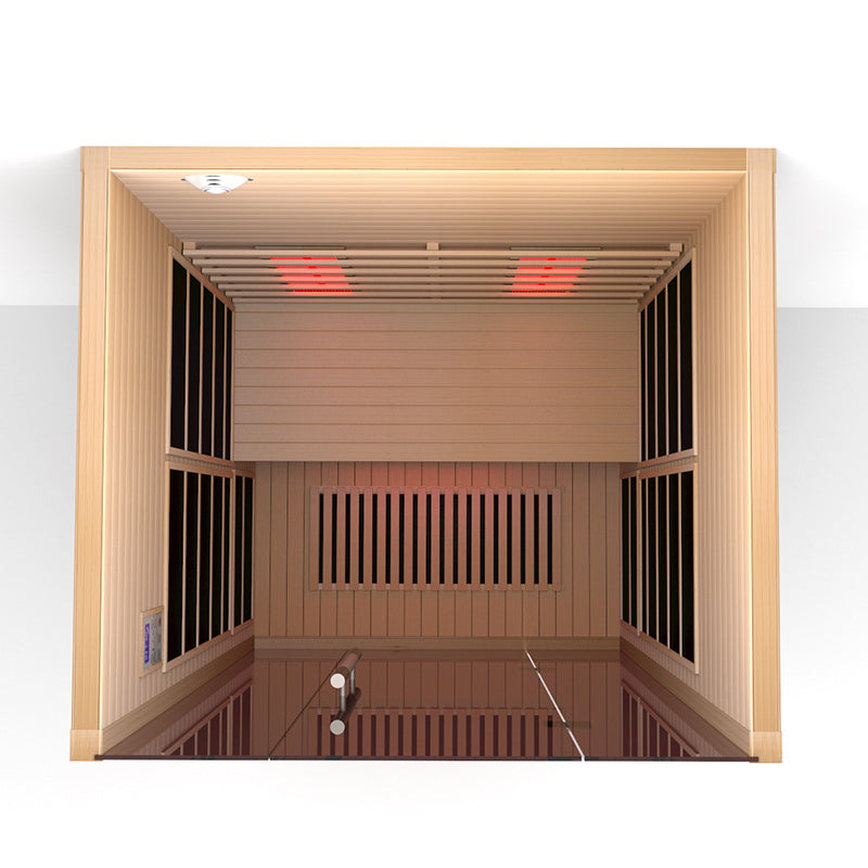Orivon Lumin Two infrared sauna interior