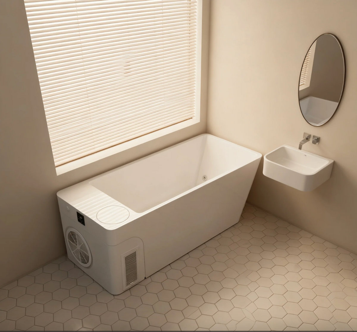Orivon Frost cold plunge tub dimensions